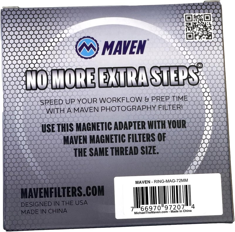 Maven Filters 72mm Magnetic Adapter Ring - Image 2